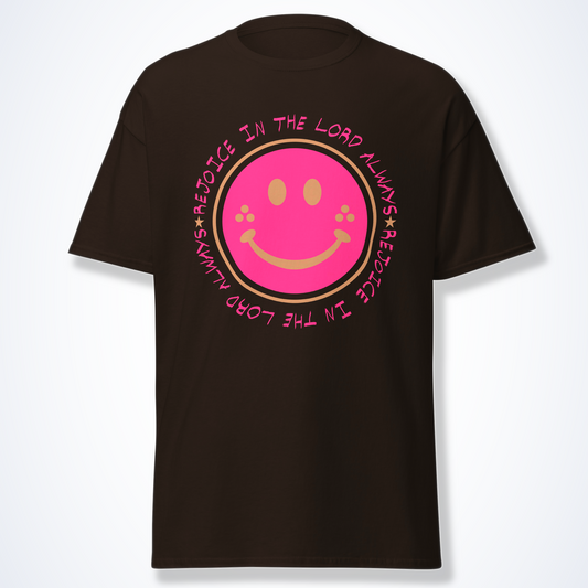 Rejoice Tee Happy Pink free shipping